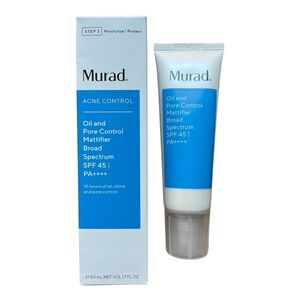 SOLD! NIB Murad Acne Control Oil & Pore Control Mattifier Broad Spectrum SPF 45